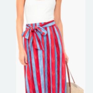 Tuckernuck/Pomander Place Painterly Stripe Hampton Wrap Skirt